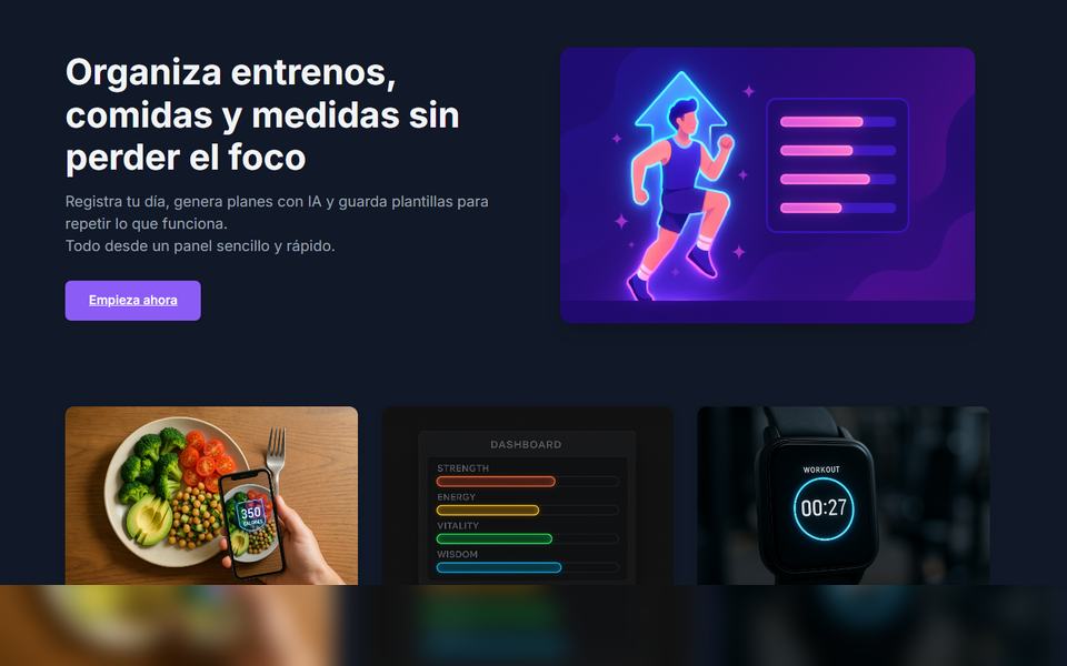 Vista previa de Gym Tracker